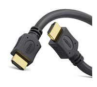 Cable HDMI de alta velocidad con Ethernet (conector dorado, Full HD, 1080 p, 3D, 1,5 m)