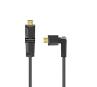 Cable HDMI™ de alta velocidad, f. macho - macho, rotación, Ethernet, 1,5 m