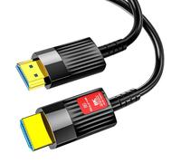 Cable HDMI de fibra óptica 8 K, 6 metros, 48 Gbps Ultra High Speed HDMI 2.1 cable 8 K @ 60 Hz 4K @ 120 Hz eARC HDCP 2.2 y 2.3 dinámico HDR Dolby Atmos compatible con Xbox, PS5/PS4, HDTV, ordenador