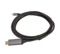 Cable HDMI de Fibra óptica Tipo C, Cable de Interfaz Multimedia USB C a HD 4K 60 Hz para MacBook Pro, para Galaxy S22 S21, Compatible con Modo DP Alt, Plug and Play (2m)