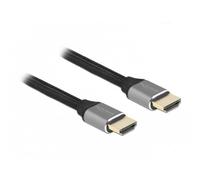 Cable HDMI Delock Ultra Alta Velocidad 48 Gbps 8K 60 Hz 3 m Gris