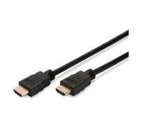 Cable HDMI Ewent EC1335 10m Alta Velocidad Ethernet 4K 3D Oro Negro HDMI 1.4