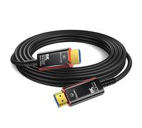Cable HDMI fibra óptica 15M 8K, Clasificación CL3 Cable HDMI 2.1 Soporta 8K@60Hz 4K@120Hz Ultra alta velocidad 48Gbps Dynamic HDR, eARC,ARR, Dolby Atmos, Compatible con PS5, Xbox Series X, UHD TV