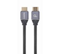 Cable HDMI Gembird CCBP-HDMI-7.5M 7,5m Tipo A 4K UHD 60Hz Chapado en Oro Gris