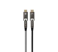 Cable HDMI Gembird CCAP-HDMIDD-AOC-10M 10m HDMI 2.0 UHD 4K60 Blindado Fibra Óptica Oro