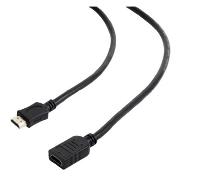 CABLE HDMI GEMBIRD EXTENSION MACHO HEMBRA V2.0 ALTA VELOCIDAD CON ETHERNET 0,5M CC-HDMI4X-0.5M