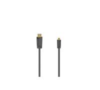 Cable HDMI HAMA - macho tipo A a macho tipo D (micro) - Ethernet - 1,5m