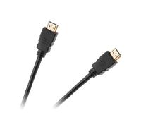 Cable HDMI-HDMI 2.0V 4K de 10 m, sólido, de la línea Eco-Line de Cabletech.