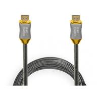 Cable HDMI iBox HD08 2 m Plata HDMI 2.1 ARC 48 Gbps HDR