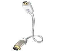 Cable HDMI Inakustik Premium De Alta Velocidad Con Ethernet | Micro 0,75m