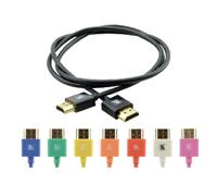 Kramer cable HDMI de alta velocidad con Ethernet, 1,8 m de color negro