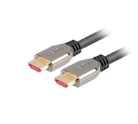 Lanberg Cable HDMI M/M V2.1 8K 60 Hz 1 m Negro