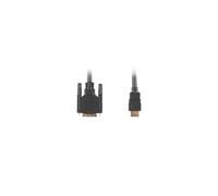 CABLE HDMI LANBERG MACHO/DVI-D 18+1 MACHO SINGLE LINK 0.5M NEGRO