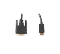Cable HDMI LANBERG Macho/DVI-D 24+1 Macho 4K Dual Link 3M Negro