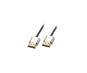 Cable HDMI - LINDY - Slim - 1m - Compatible HDMI 2.0 - Con Ethernet