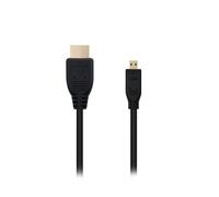 Cable HDMI Micro Tipo D a Tipo A NANOCABLE 1.8m Alta Velocidad Negro
