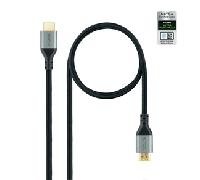Cable hdmi 2.1 nanocable 1m - macho - macho - negro