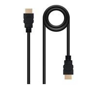 Nanocable Cable HDMI V1.3 A/M-A/M Alta velocidad 1 m Negro