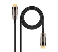 Nanocable 10.15.2015 - CABLE HDMI V2.0 AOC 4K@60HZ 18Gbps NEGRO 15 M