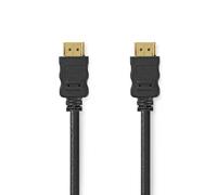 Cable HDMI Nedis CVGL34060BK05 0,5 m Macho a Macho 4K 18 Gbit/s Negro