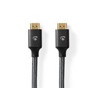 Cable HDMI Nedis CVTB35000GY50 5 m 48 Gbit/s 3D chapado en oro