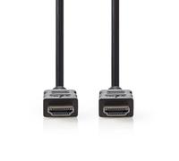 Cable HDMI - NEDIS - HDMI de alta velocidad - 7,5 m - Con Ethernet - Negro