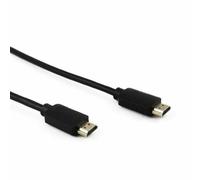 Cable HDMI Nilox 2m V1.4 chapado en oro negro Plug and Play