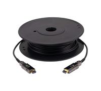 Cable HDMI óptico ATEN VE7832A 20 m Micro HDMI 4K 18 Gbit/s ARC Oro Negro