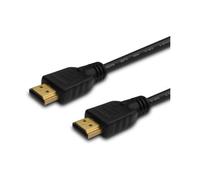 Cable HDMI Savio CL-01 1.5m Macho-Macho Alta Velocidad 4K 1.4 Oro/Ethernet