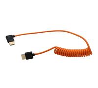 Cable HDMI tipo A HangTon, 8K60 4K120 para Atomos Ninja V Shinobi Ultra, Canon Nikon Sony Lumix Fujifilm Blackmagic ZCAM Portkeys FEELWORLD Andycine Gorga SmallHD Gimbal, ángulo izquierdo, 50 cm