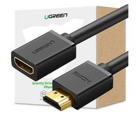 Cable HDMI UGREEN HD107 a Hembra, Full HD, 3D, 1m, , Compatible con TVs, Computadoras, Consolas, Negro