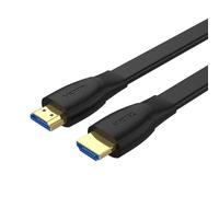 Cable HDMI UNITEK C11063BK-5M 5m 18Gbit/s HDR10 chapado oro plano negro