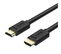 Cable HDMI UNITEK Y-C138M 2 m 4K 60Hz chapado en oro negro