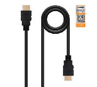 CABLE HDMI V2.0 4K@60Hz 18Gbps, A/M-A/M NEGRO 3m. 10.15.3603