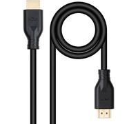 Cable HDMI V2.0 4K@60Hz 18Gbps Nanocable A M/M CCS 0.5 M Negro