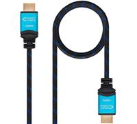 Cable HDMI V2.0 4K@60Hz 18Gbps NanoCable USB-A M/M 10 M Premium Negro