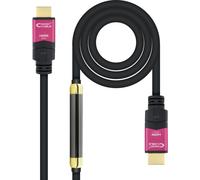 Cable HDMI V2.0 4K@60Hz 18Gbps NanoCable USB-A M/M 30 M Premium Negro