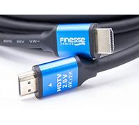 Cable HDMI v2.0 4K de 20M de Finesse Cables | Completo UHD 4K PS5 Xbox One X S | Satélite UHD TV Laptop PC Monitor CCTV