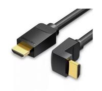 Cable HDMI 2.0 4K Acodado 90º Vention AARBG/ HDMI Macho - HDMI Macho/ 1.5m/ Negro