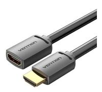 Cable HDMI Vention AHCBF 4K 60Hz 50cm Macho a Hembra Chapado en Oro Negro