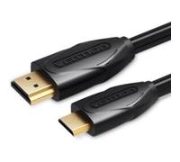 Cable HDMI Vention VAA-D02-B200 2m Mini HDMI a HDMI Macho Conector Oro 1080p 3D