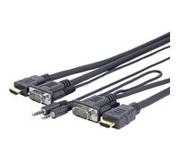 Cable HDMI y VGA - VivoLink - PROVGAHDMIFLY3 - 3m - Conexión Volante - Alta velocidad