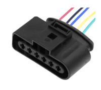 Cable Hembra 6 Pines Conector Bomba Eléctrica Bobina Encendido Arnés Cables Enchufe Con Cables 1J0973726 1J0 973 726 Enchufe Arnés Conector