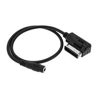 Cable hembra de 3,5 mm de repuesto compatible con Mercedes-Benz 2008-2016 con adaptador de cable de interfaz musical MI puerto MI a 3,5 mm hembra
