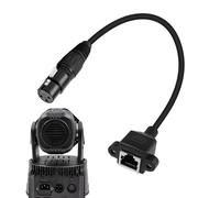 Cable hembra RJ45, cable de audio femenino a macho - conector de red femenino RJ45 de 3 pines Cable adaptador | Controladores Convertidor Accesorios Conector de audio de extensión Ether