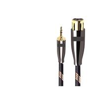 Cable HiFi Audio XLR 6N OCC Calble 3,5mm Conector Auxiliar Convertir(Male to male,5m)