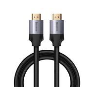 Cable HMDI a HDMI 4K de alta definición trenzado de nylon 2m Baseus Negro