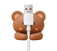 Cable Holder - Capybara Silicone Adhesive Clip, No Drill Cord Organizer 2.7x3cm | Cable Management Clamp For Under 6mm Wires, Charger, USB, Desk, Wall, Car, Home And Kitchen Use