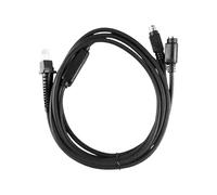 Cable host de escáner de código de barras, puerto KB a RJ50, cable Plug and Play para estaciones de escáner de almacén y minorista, cable de repuesto diario, cable de host Link Pos Checkout Warehouse