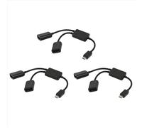 Cable host micro-USB, adaptador OTG macho a 2 USB hembra duales tipo A
